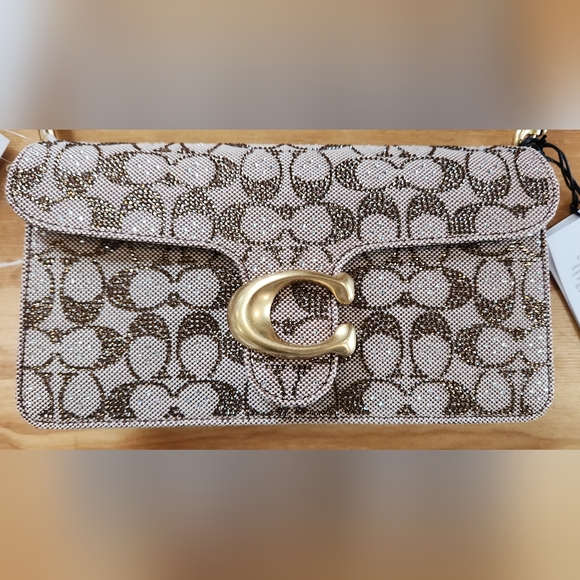 Coach Tabby 26 Signature Jacquard Crystal - Picture 4 of 16